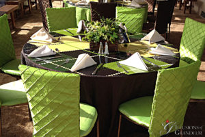 Argyle Round Tables 60" round x 30"h 48" round x 30"h