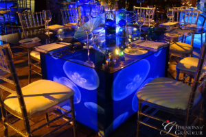 Jellyfish Tables 58" x 68" Glass Tops x 30"h