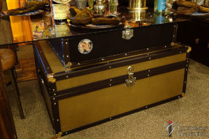 Suitcase Tables 58"x68" Glass Top x30"h