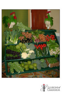 Vegetable Cart 27"x60"x45"H