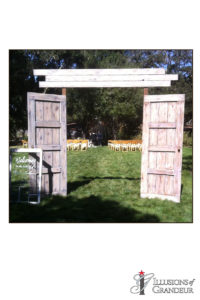 Vintage Barn Doors 10"x1"x10"