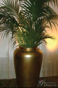 Gold Urns 36"x36"x48"H