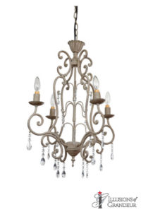 Vintage Chandeliers 20"x20"x27"H
