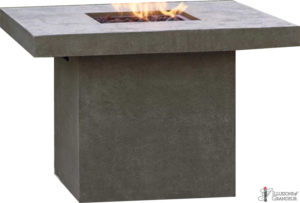 Square Concrete Propane Fire Pit