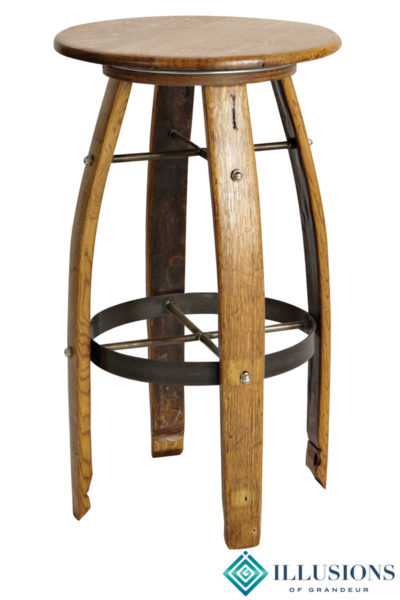 Wine Barrel Bar Stools