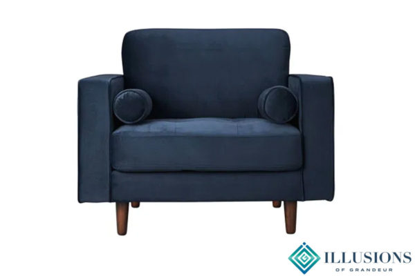 Velvet Blue Lounge Chairs