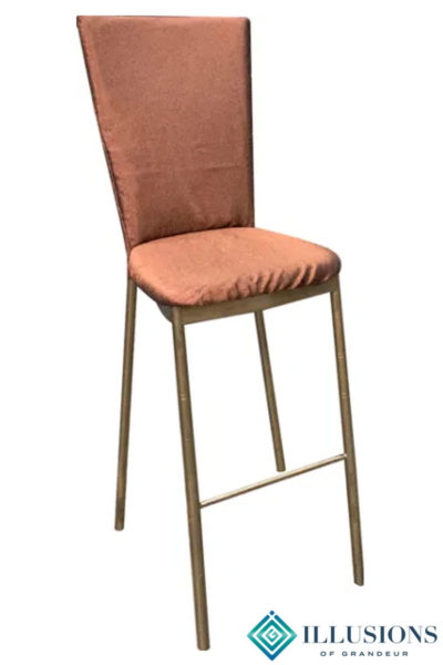 Diamond Back Bar Stools with Copper Cover