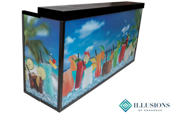 Illuminated Cocktail Bar