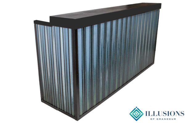 Illuminated Corrugated Metal Bar