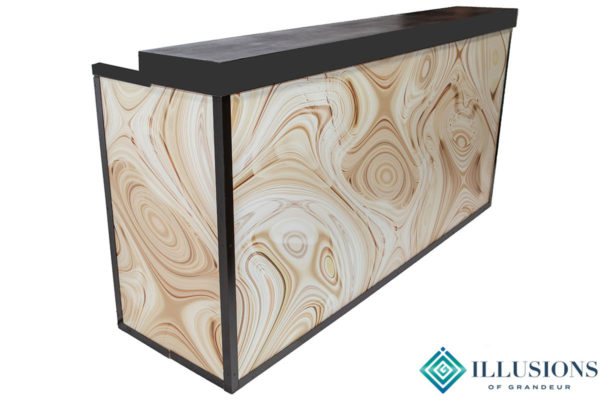 Illuminated Driftwood Bar