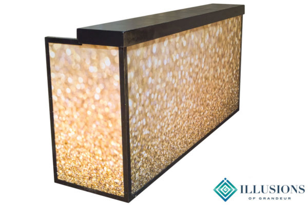 Illuminated Gold Sparkle Bars