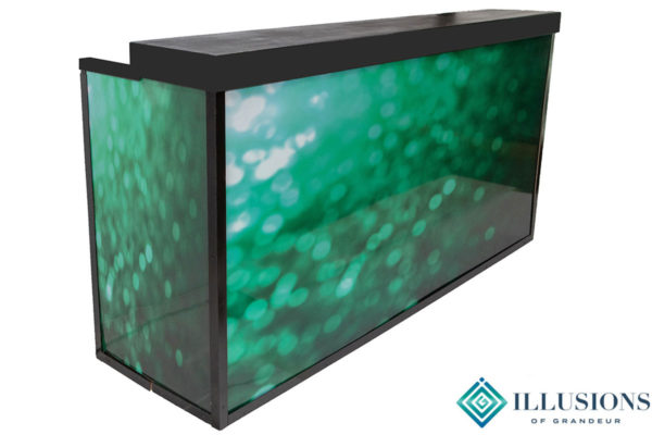 Illuminated Green Sequin Bar
