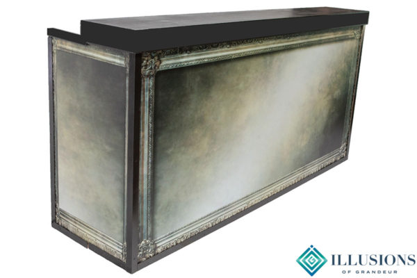 Illuminated Mercury Glass Bar