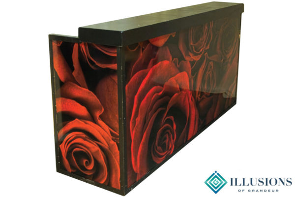 Illuminated Red Rose Bar