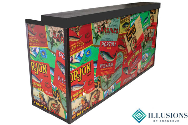 Illuminated Sardine Label Bar