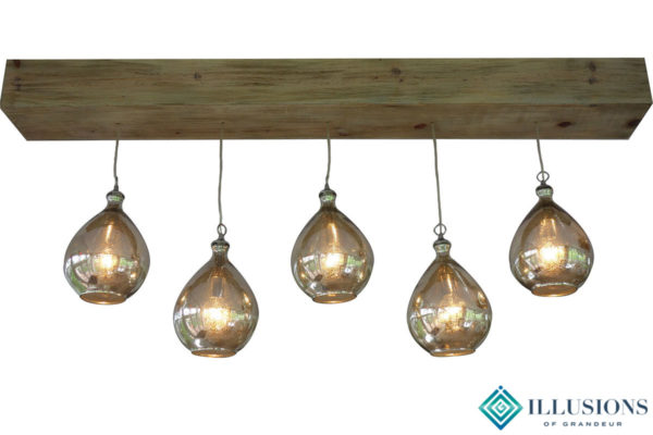 Mercury Glass Pendants