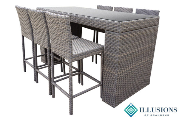 Oasis Bar Table Sets with Bar Stools