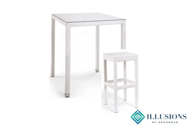 Palmero Bar Table Sets with Backless Bar Stools