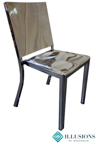Silver Stainless Steel Chairs