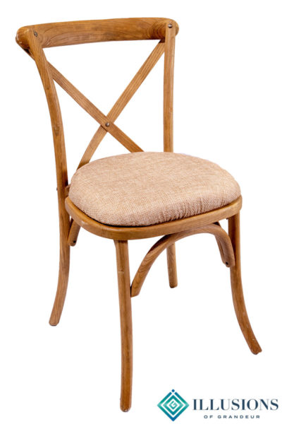 Vineyard Chairs with Natural Jute Cushion