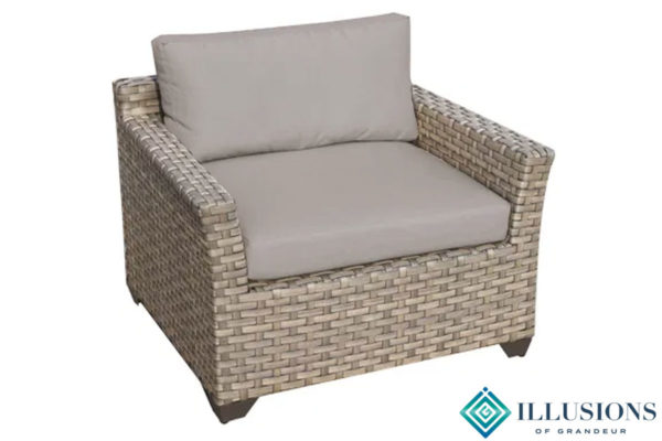 Wicker Monterey Club Chairs