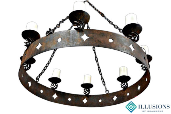 Wrought Iron Chandelier