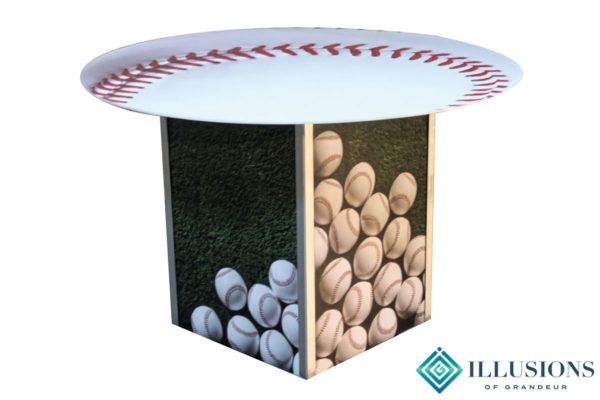 Illuminated Baseball Dining Tables