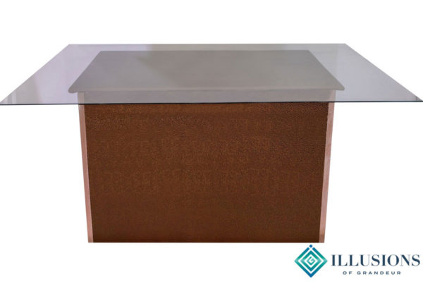 Hammered Bronze Dining Tables