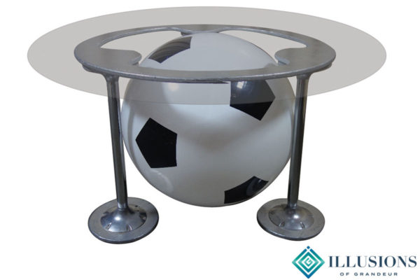 Illuminated Soccer Ball Dining Tables