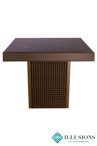 Bronze Square Cocktail Tables ~ short