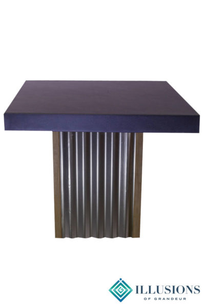 Corrugated Metal Cocktail Tables ~ short