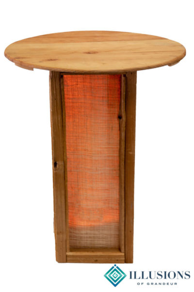 Illuminated Abaca Cocktail Tables