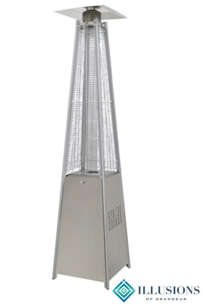 Patio Stainless Steel Pyramid Heaters