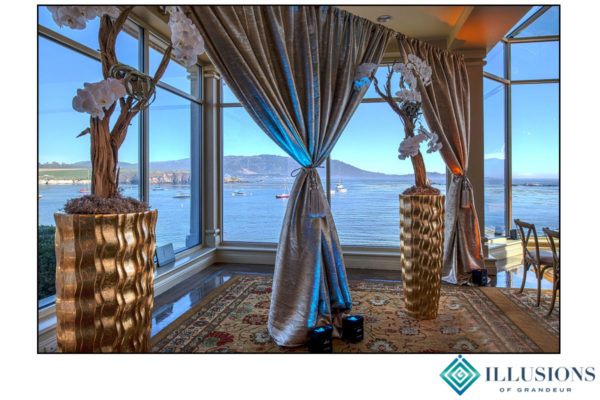 Wedding Draping in Room