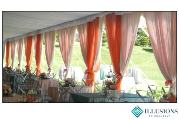 Wedding Tent Drape